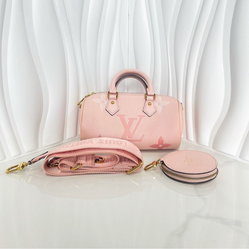 Louis Vuitton Pink Monogram Giant Speedy Bandoulière 20 Bag